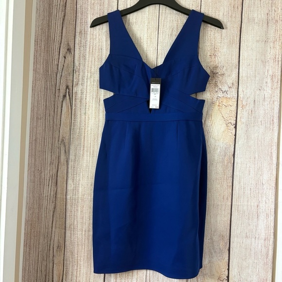 BCBGMaxAzria Womens Annalisa Deep Royal Blue Dress size 6 - Picture 4 of 13